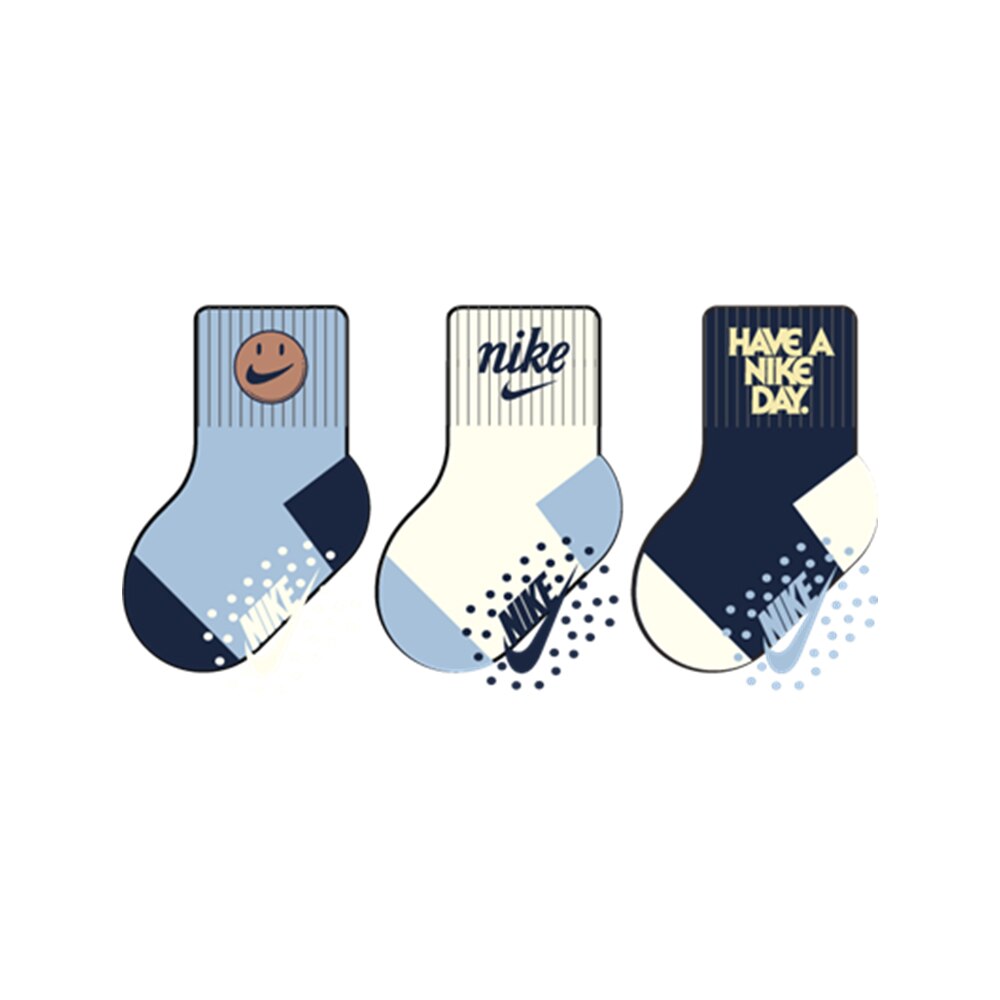 Meias Nike Kids Gripper Sock (3 Peças) Baby Boys SP24