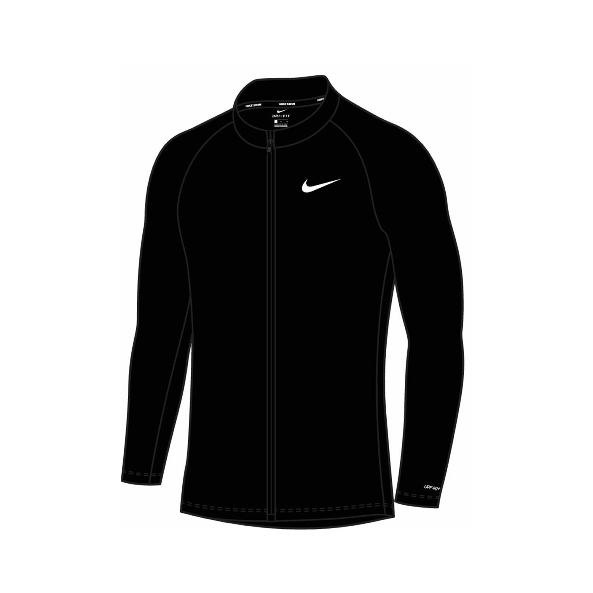 Camisa Nike Swim Hydroguard Zip Masculino FA21