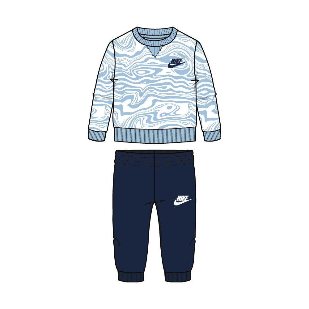Conjunto Agasalho Nike Kids Sportwear Paint Crew Boys 4-7A SP24