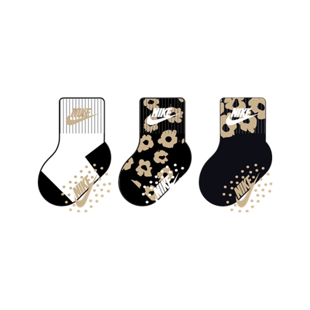 Meias Nike Kids Gripper Sock (3 Peças) Baby Girls  SP24